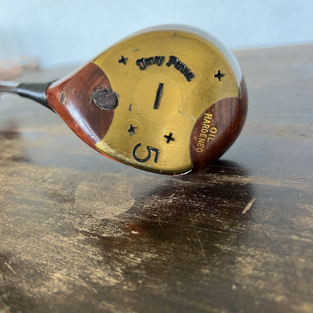 TONEY PENNA Persimmon 5 FAIRWAY WOOD Right‎ Handed Steel Stiff Classic/Vintage